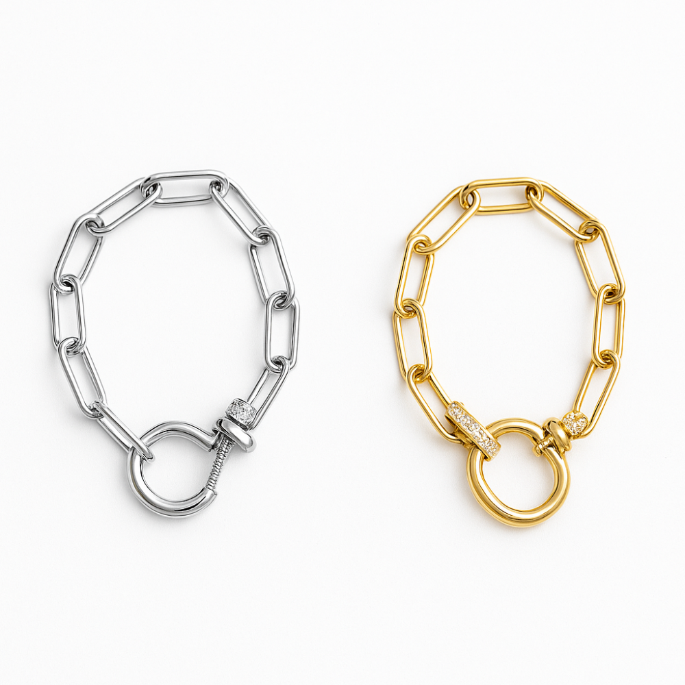 Βραχιόλι Με Κρίκο Κούμπωμα